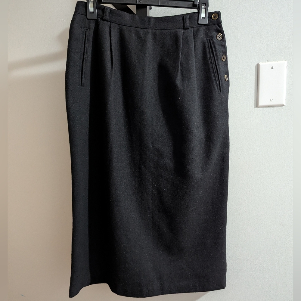 Vintage Wheelock Wool Blend Skirt Size 12
